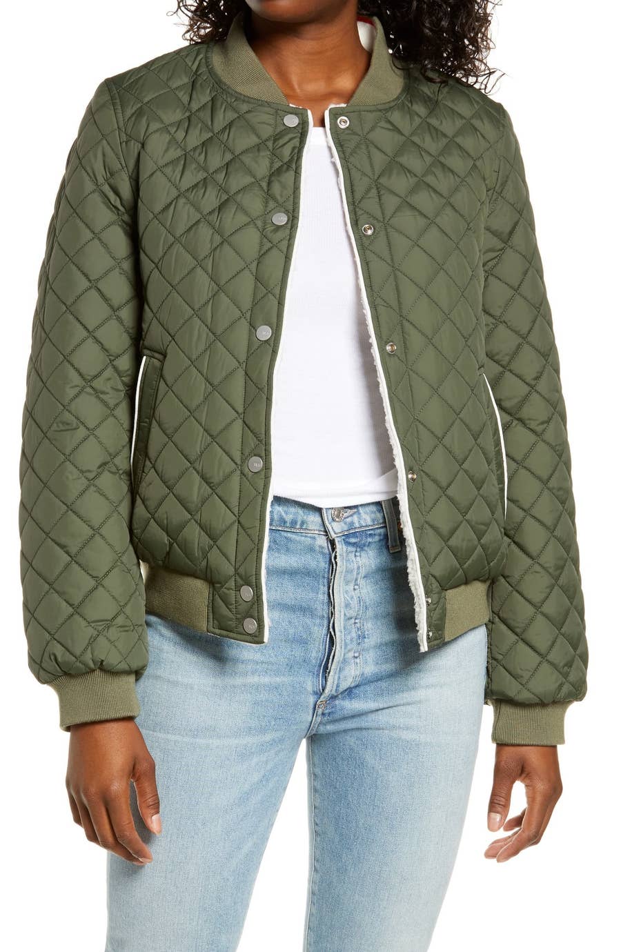 NEW WOMENS XXS S L XL J CREW BOMBER JACKET WITH SIDE ZIPS & QUILTED LINING 